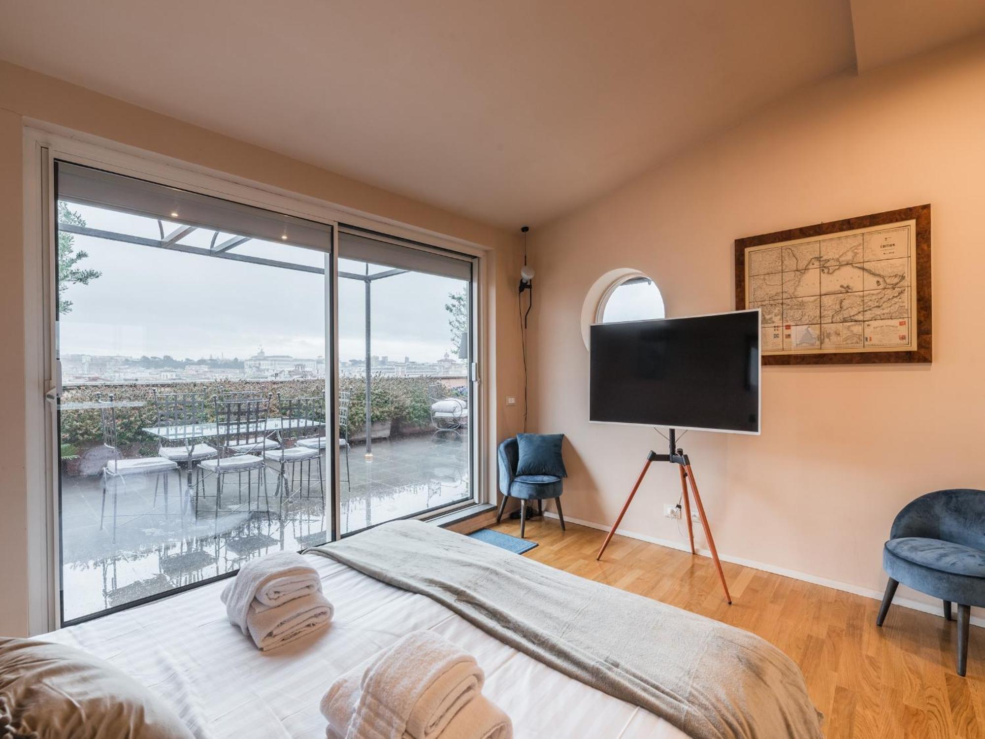 The Best Rent - Spacious Apartment With Terraces With Panoramic View Of Rom Exteriör bild